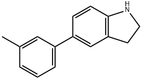 5-(3-METHYLPHENYL)INDOLINE Struktur