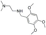 N,N-DIMETHYL-N'-(2,4,5-TRIMETHOXYBENZYL)ETHANE-1,2-DIAMINE Struktur