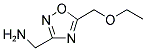 [5-(ETHOXYMETHYL)-1,2,4-OXADIAZOL-3-YL]METHYLAMINE Struktur