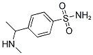 4-[1-(METHYLAMINO)ETHYL]BENZENESULFONAMIDE Struktur