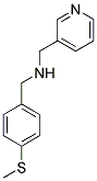 1-(4-(METHYLTHIO)PHENYL)-N-(PYRIDIN-3-YLMETHYL)METHANAMINE Struktur