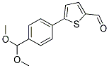 5-(4-DIMETHOXYMETHYL-PHENYL)-THIOPHENE-2-CARBALDEHYDE Struktur