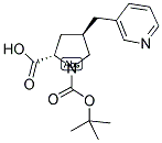 BOC-(R)-GAMMA-(3-PYRIDINYLMETHYL)-L-PROLINE Struktur