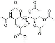 METHYL 5,7,8,9-TETRA-O-ACETYL-4-ACYLAMINO-2,6-ANHYDRO-3,4-DIDEOXY-D-GLYCERO-D-GALACTO-2-NONEHOATE Struktur