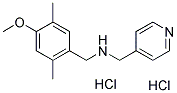 (4-METHOXY-2,5-DIMETHYLBENZYL)-(PYRIDIN-4-YLMETHYL)AMINE DIHYDROCHLORIDE Struktur