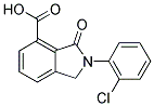 2-(2-CHLORO-PHENYL)-3-OXO-2,3-DIHYDRO-1H-ISOINDOLE-4-CARBOXYLIC ACID Struktur