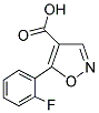 5-(2-FLUORO-PHENYL)-ISOXAZOLE-4-CARBOXYLIC ACID Struktur