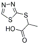 2-(1,3,4-THIADIAZOL-2-YLSULFANYL)PROPANOIC ACID Struktur