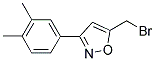 5-BROMOMETHYL-3-(3,4-DIMETHYL-PHENYL)-ISOXAZOLE Struktur