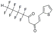 (1E)-6,6,7,7,8,8,9,9-OCTAFLUORO-1-THIEN-2-YLNON-1-ENE-3,5-DIONE Struktur