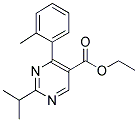 ETHYL-2-ISOPROPYL-4-(2-METHYLPHENYL)-5-PYRIMIDINE CARBOXYLATE Struktur