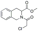 METHYL 2-(CHLOROACETYL)-1,2,3,4-TETRAHYDROISOQUINOLINE-3-CARBOXYLATE Struktur