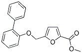 METHYL 5-[([1,1'-BIPHENYL]-2-YLOXY)METHYL]-2-FUROATE Struktur