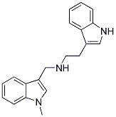 N-[2-(1H-INDOL-3-YL)ETHYL]-N-[(1-METHYL-1H-INDOL-3-YL)METHYL]AMINE Struktur