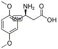 (S)-3-AMINO-3-(2,5-DIMETHOXY-PHENYL)-PROPIONIC ACID Struktur