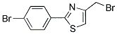 4-BROMOMETHYL-2-(4-BROMO-PHENYL)-THIAZOLE Struktur