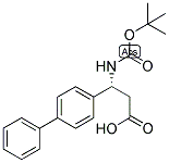 (R)-3-BIPHENYL-4-YL-3-TERT-BUTOXYCARBONYLAMINO-PROPIONIC ACID Struktur