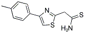 2-[4-(4-METHYLPHENYL)-1,3-THIAZOL-2-YL]ETHANETHIOAMIDE Struktur