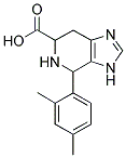 4-(2,4-DIMETHYL-PHENYL)-4,5,6,7-TETRAHYDRO-3H-IMIDAZO[4,5-C]PYRIDINE-6-CARBOXYLIC ACID Struktur