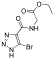 ETHYL {[(5-BROMO-1H-1,2,3-TRIAZOL-4-YL)CARBONYL]AMINO}ACETATE Struktur