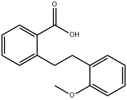 2-[2-(2-METHOXYPHENYL)ETHYL]BENZOIC ACID Struktur