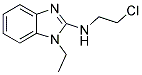 (2-CHLORO-ETHYL)-(1-ETHYL-1H-BENZOIMIDAZOL-2-YL)-AMINE Struktur