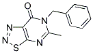 6-BENZYL-5-METHYL[1,2,3]THIADIAZOLO[5,4-D]PYRIMIDIN-7(6H)-ONE Struktur