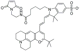 FLUORESCENCE RED 635 MALEIMIDE Struktur