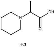 2-PIPERIDIN-1-YL-PROPIONIC ACIDHYDROCHLORIDE Struktur