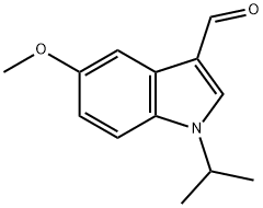 1-ISOPROPYL-5-METHOXY-1H-INDOLE-3-CARBALDEHYDE Struktur