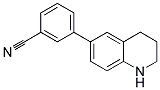 3-(1,2,3,4-TETRAHYDRO-6-QUINOLINYL)BENZONITRILE Struktur