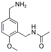 N-[5-(AMINOMETHYL)-2-METHOXYBENZYL]ACETAMIDE Struktur