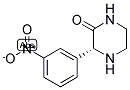 (R)-3-(3-NITRO-PHENYL)-PIPERAZIN-2-ONE Struktur