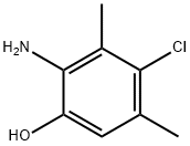 2-AMINO-4-CHLORO-3,5-DIMETHYLPHENOL Struktur