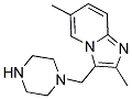 2,6-DIMETHYL-3-(PIPERAZIN-1-YLMETHYL)IMIDAZO[1,2-A]PYRIDINE Struktur