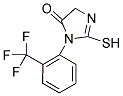 2-MERCAPTO-3-[2-(TRIFLUOROMETHYL)PHENYL]-3,5-DIHYDRO-4H-IMIDAZOL-4-ONE Struktur