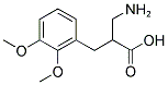 2-AMINOMETHYL-3-(2,3-DIMETHOXY-PHENYL)-PROPIONIC ACID Struktur