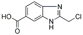 2-CHLOROMETHYL-3H-BENZOIMIDAZOLE-5-CARBOXYLIC ACID Struktur