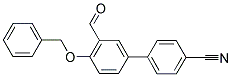 4'-(BENZYLOXY)-3'-FORMYL[1,1'-BIPHENYL]-4-CARBONITRILE Struktur