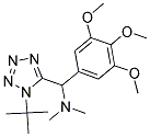 (1-TERT-BUTYL-1H-TETRAZOL-5-YL)-N,N-DIMETHYL(3,4,5-TRIMETHOXYPHENYL)METHANAMINE Struktur