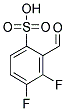 2,3-DIFLUORO-6-SULFO-BENZEALDEHYDE Struktur