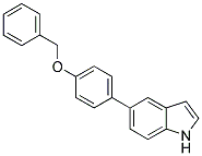 5-(4-BENZYLOXY-PHENYL)-1H-INDOLE Struktur