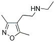 N-[2-(3,5-DIMETHYL-4-ISOXAZOLYL)ETHYL]-N-ETHYLAMINE Struktur