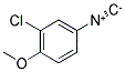 3-CHLORO-4-METHOXYPHENYL ISOCYANIDE Struktur