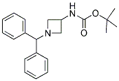 1-BENZHYDRYL-3-BOC-AMINO-AZETIDINE Struktur