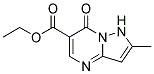 3-ETHYL 2-METHYL-1H-PYRAZOLO[1,5-A]-PYRIMIDIN-7-ONE-6-CARBOXYLATE Struktur