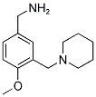 [4-METHOXY-3-(1-PIPERIDINYLMETHYL)PHENYL]METHANAMINE Struktur