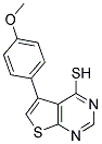 5-(4-METHOXYPHENYL)THIENO[2,3-D]PYRIMIDINE-4-THIOL Struktur