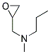 METHYL-OXIRANYLMETHYL-PROPYL-AMINE Struktur