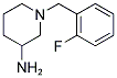 1-(2-FLUOROBENZYL)PIPERIDIN-3-AMINE Struktur